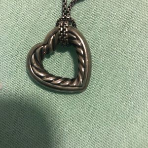 David Yurman heart necklace
